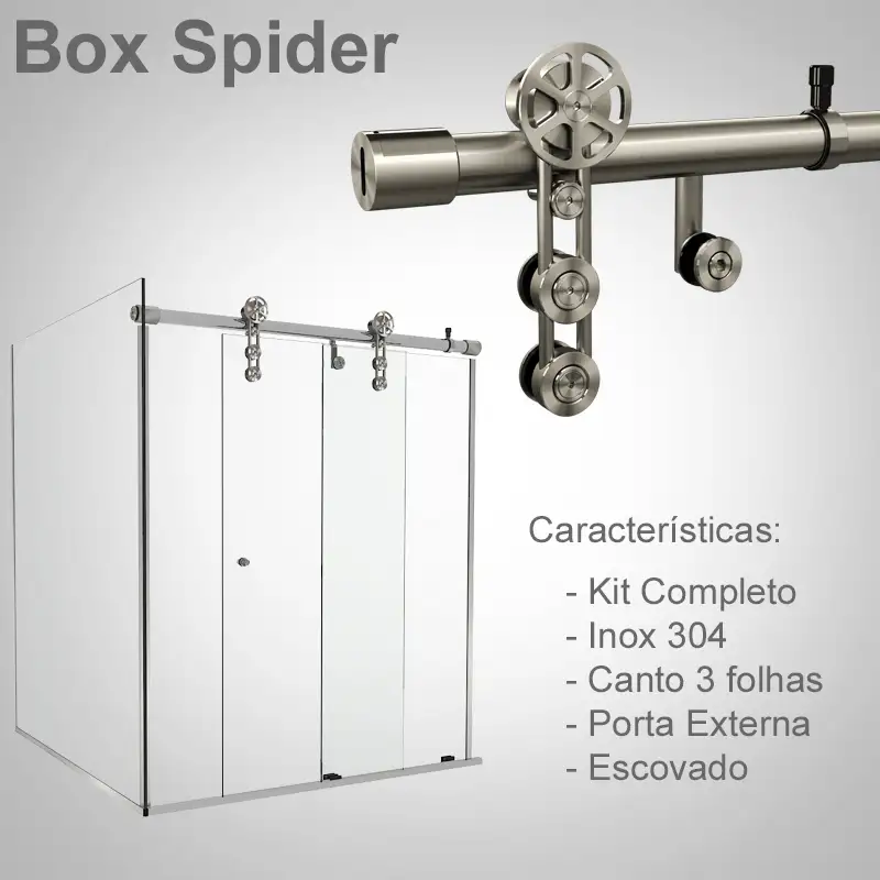 Canto 3 Folhas Escovado